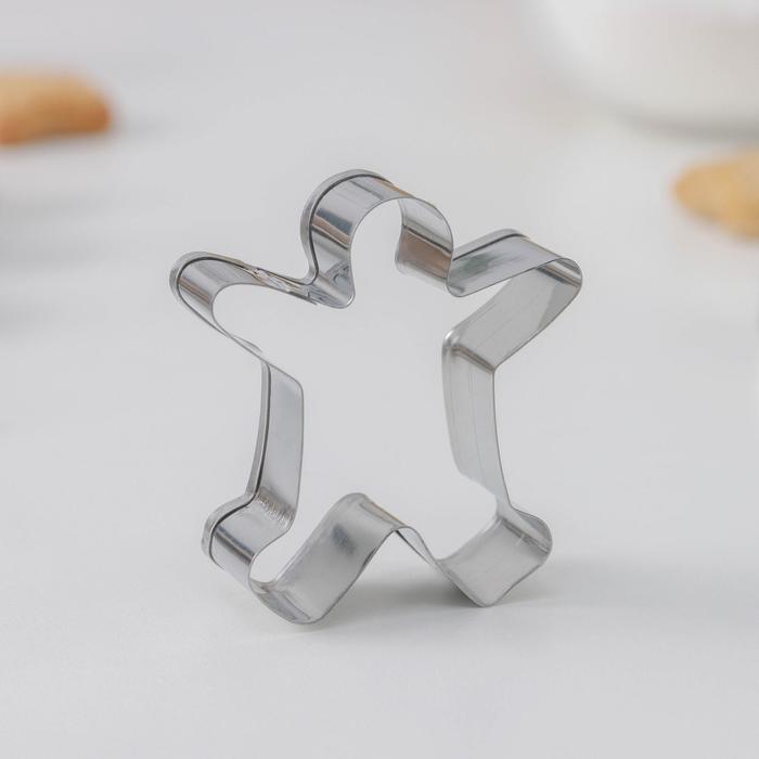 Набор форм для вырезания печенья 7x13 см "Человечек, домик", 6 шт