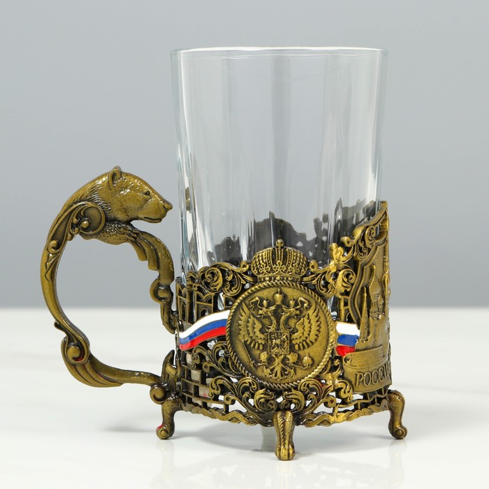 Подстаканник со стаканом "Лучший папа"