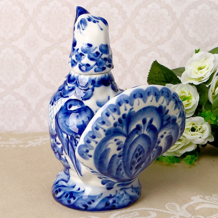 Штоф «Глухарка», 0,5 л, 25 см, гжель