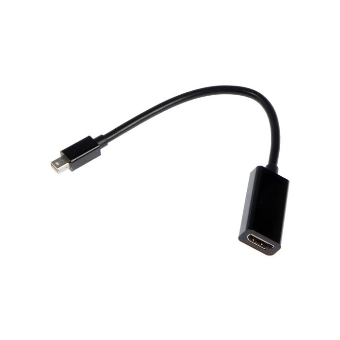 Переходник LuazON, HDMI (f) - mini DisplayPort (m) адаптер переходник greenconnect apple mini displayport 20m