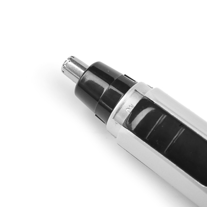 Триммер электрический д/удаления волос LuazON LEP-07, 1*АА (не в компл), кисточка, серый