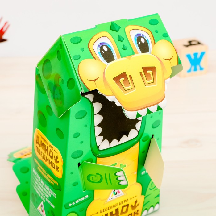 Настольная игра веселая "Дино поединок"