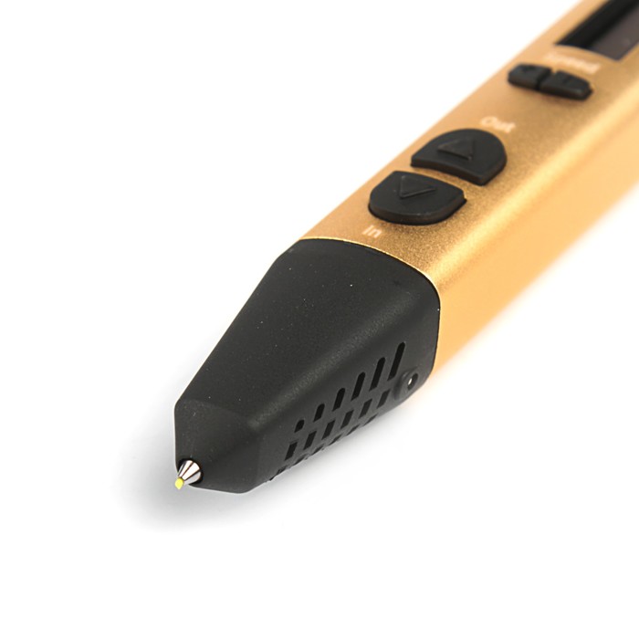 3D ручка SPIDER PEN PRO, ABS, PLA и UNID Pro, цвет: белое золото (+ 2 цвета пластика)