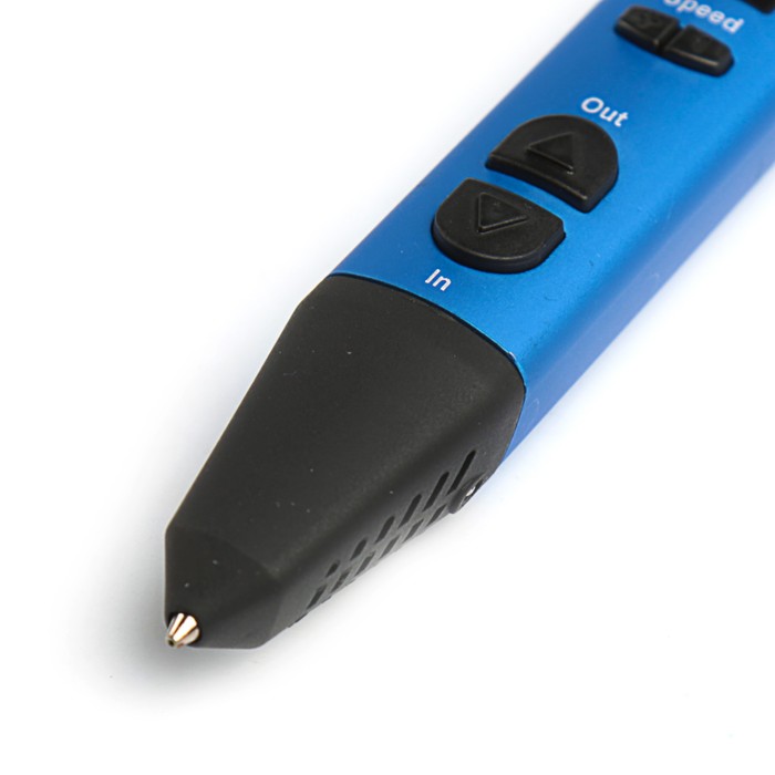 3D ручка SPIDER PEN PRO, ABS, PLA и UNID Pro, цвет: королевский синий (+ 2 цвета пластика)