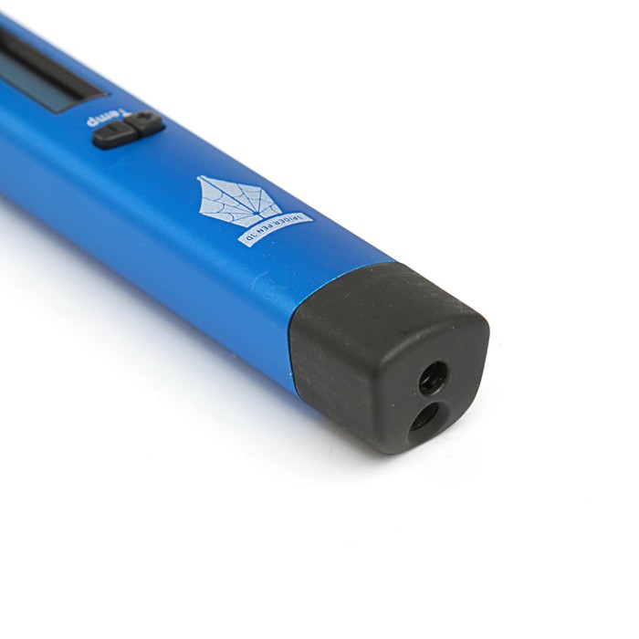 3D ручка SPIDER PEN PRO, ABS, PLA и UNID Pro, цвет: королевский синий (+ 2 цвета пластика)