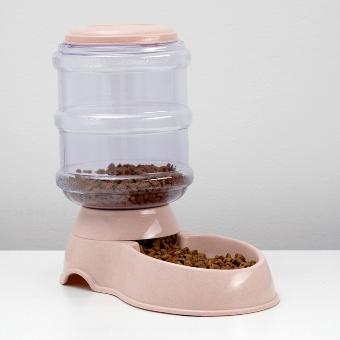 Автокормушка со съемной крышкой, контейнер 3,5 л, микс цветов