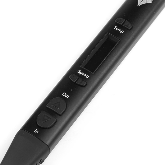 3D ручка SPIDER PEN PRO, ABS, PLA и UNID Pro, цвет: черный (+ 2 цвета пластика)