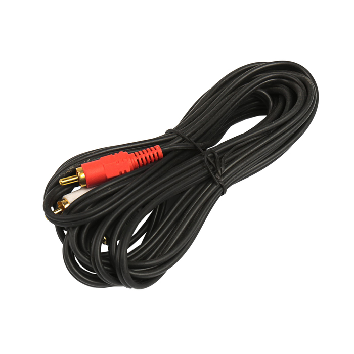 Кабель 3.5 Jack (M) - 2xRCA (M), стерео, аудио, 5 м, чёрный