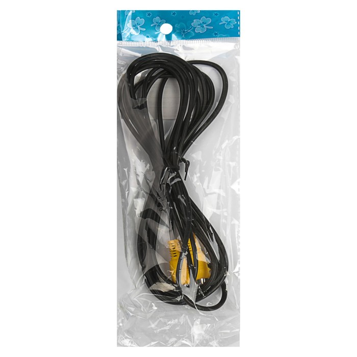 Кабель 1xRCA (M) - 1xRCA (M), 3 м, чёрный