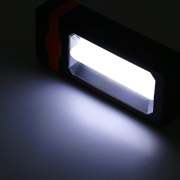 Фонарик 1+1 диод, 2 режима, бат. 3ААА, на шнурке, магнит, микс, 2,5*13см