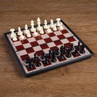 Шахматы "Классические", на магните, (фигуры пластик, доска пластик 24х24см)