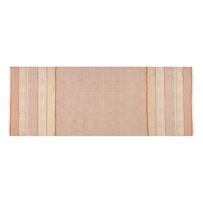 Палантин текстильный PJ1807_10 цвет бежевый, размер 68х175