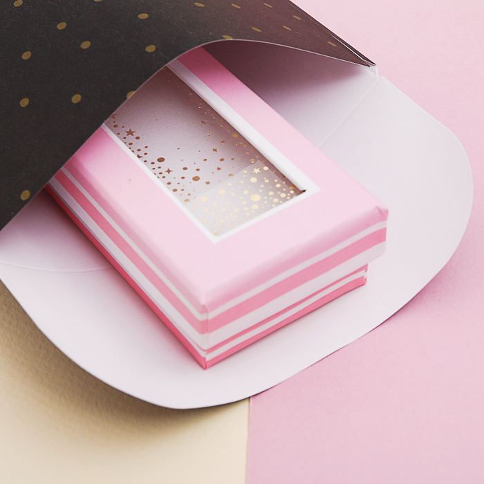 Пакетик подарочный «Сияющая ночь», 13 х 28,9 см