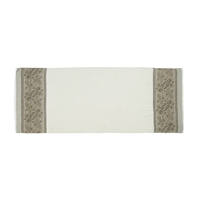 Палантин текстильный PJ1814_3 цвет зелёный, размер 68х175