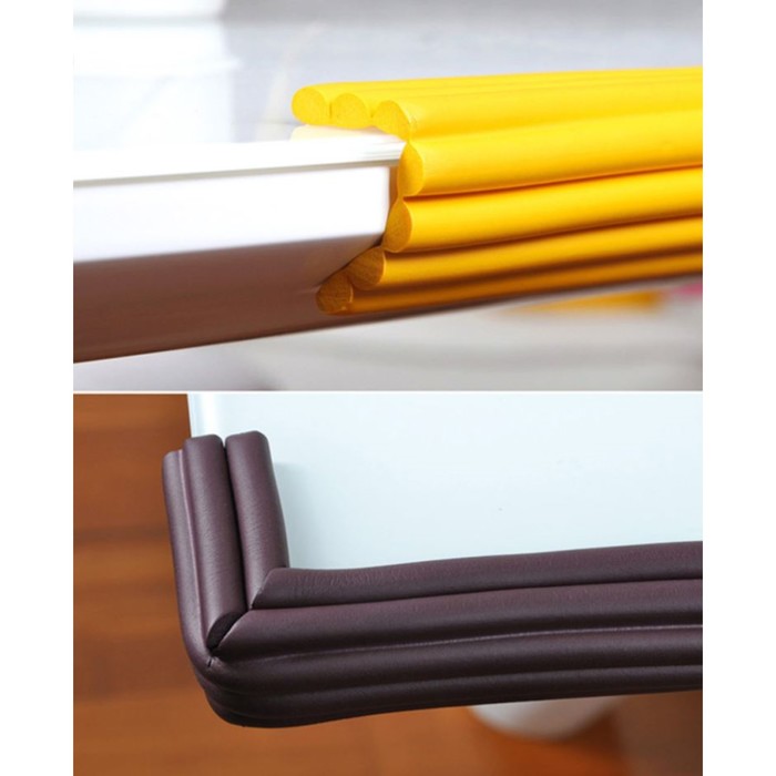 Лента для углов, 2 м, ширина 8 см, цвет жёлтый