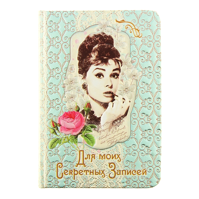 Записная книжка &quot;Для моих секретных записей&quot;, формат А6, 96 л, серебряный срез