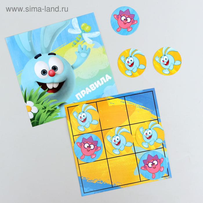 Игра настольная СМЕШАРИКИ Кто победит: Крош или Ёжик?