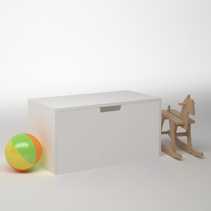 Модуль 1 ящик ДМ-Т-1-4, 900х450х450 мм, корпус белый, фасад белый