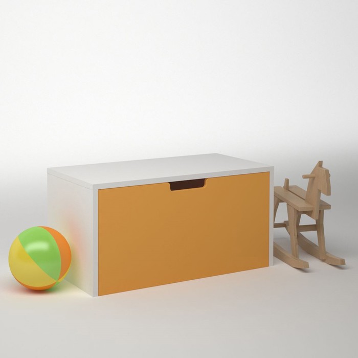 Модуль 1 ящик ДМ-Т-1-4, 900х450х450 мм, корпус белый, фасад шафран