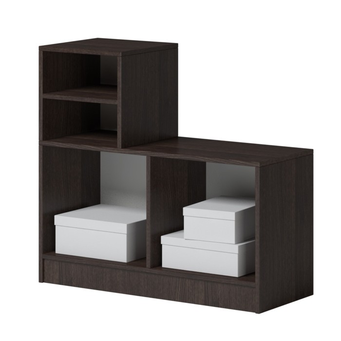 Комод-обувница Энтер 900х343х816 венге/дуб молочный