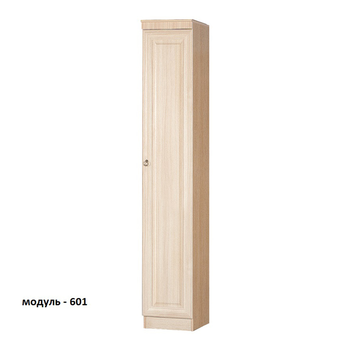 Гостиная "Инна 3", 3200х2248х468 мм, модули 601, 601, 602, 602, 603, денвер светлый