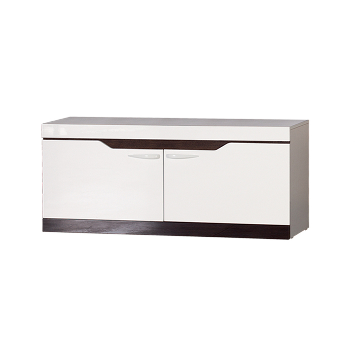 Гостиная "Ронда 1", 3252х1900х396 мм, модули 302, 304, 303, 301, 300, белый/венге