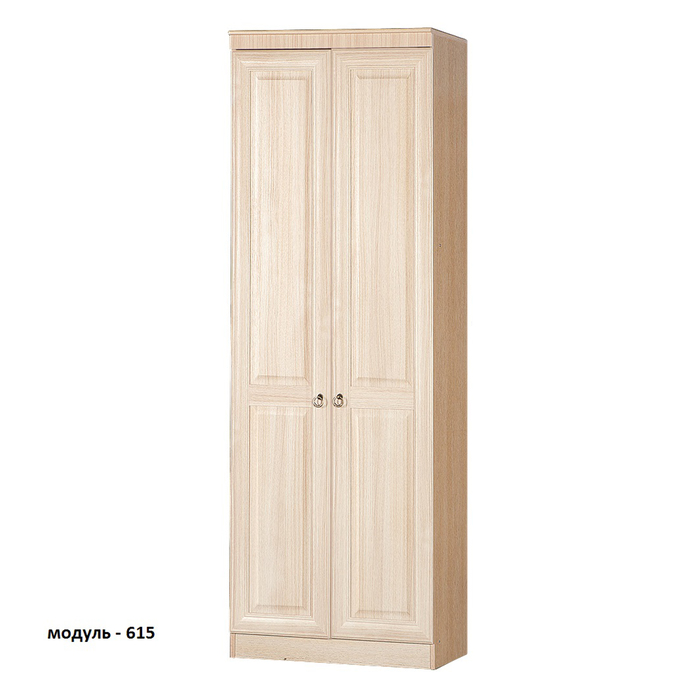 Прихожая "Инна 1", 2598х2248х1970 мм, модули 617, 620, 621, 622, 615, 618, денвер светлый