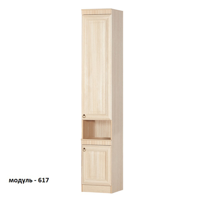 Прихожая "Инна 1", 2598х2248х1970 мм, модули 617, 620, 621, 622, 615, 618, денвер светлый