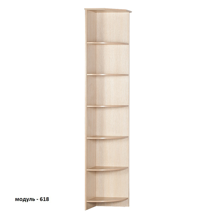 Прихожая "Инна 1", 2598х2248х1970 мм, модули 617, 620, 621, 622, 615, 618, денвер светлый