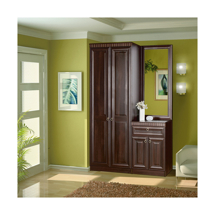 Прихожая "Инна 6", 1400х2248х428 мм, модули 6185, 622, денвер темный