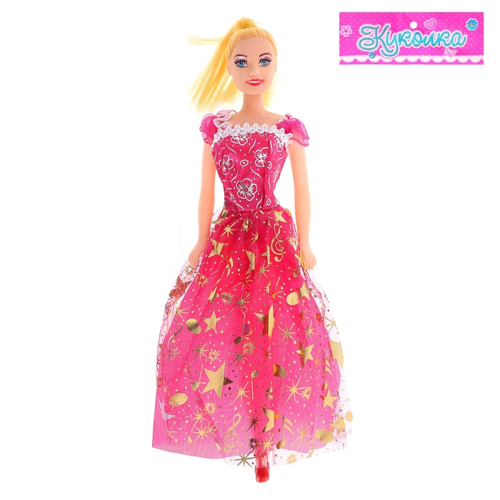 Кукла модель "Кейт" в вечернем платье, МИКС