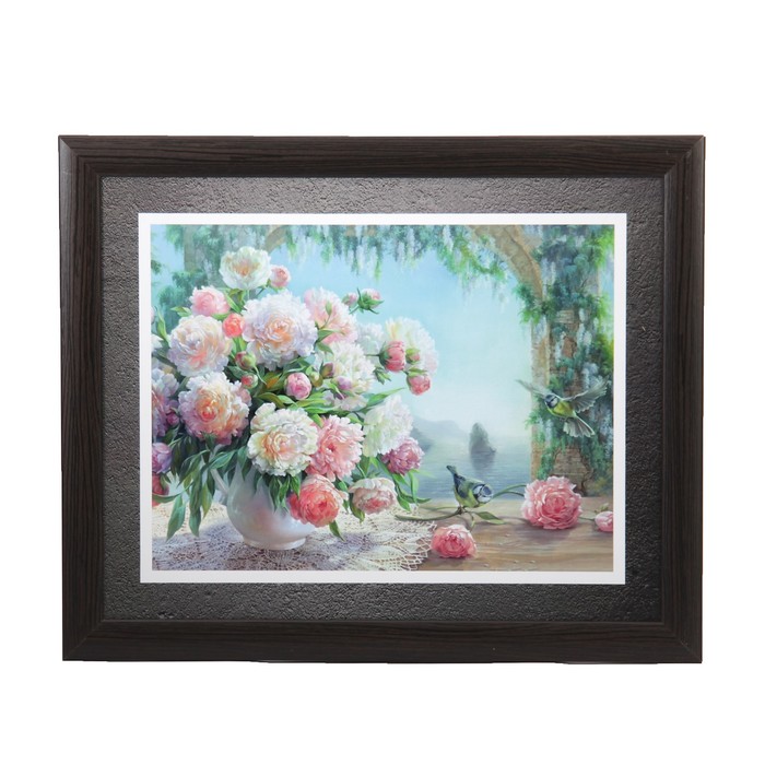 Картина "Пионы" 45*55 см МДФ
