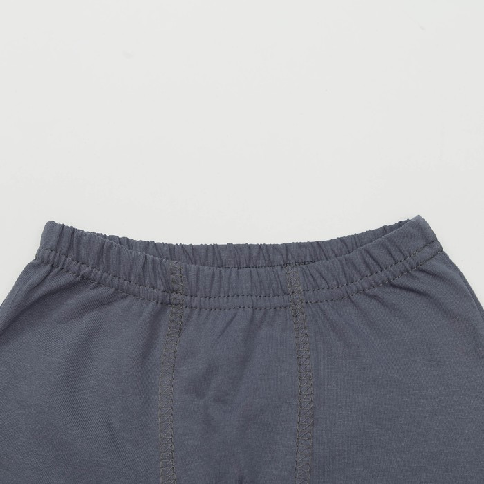 Боксеры для мальчика, рост 110-116 см, цвет серый 410/4