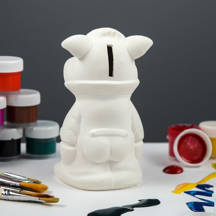 Копилка-раскраска "Хрюша"