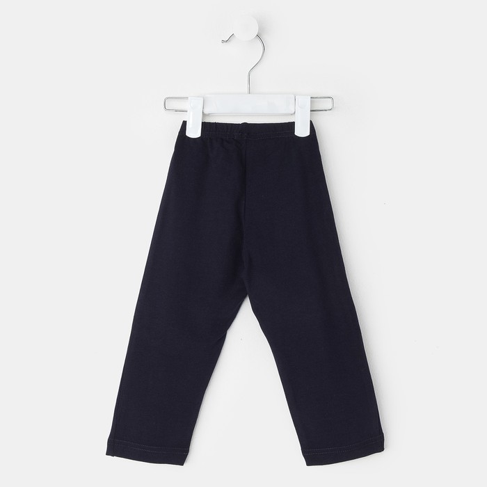 Бриджи для девочки, рост 110 см, цвет синий 420/1