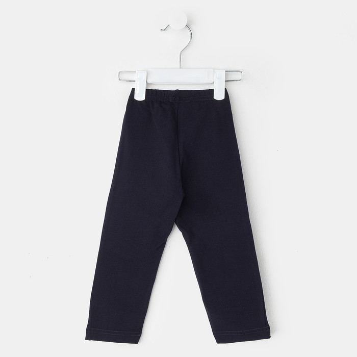 Бриджи для девочки, рост 128 см, цвет синий 420/1