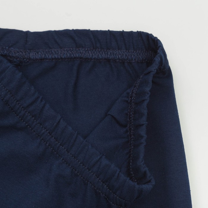 Бриджи для девочки, рост 128 см, цвет синий 420/1