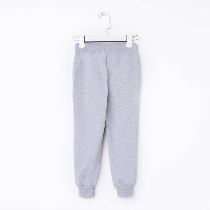 Брюки для девочки, рост 128 см, цвет серый 512.1/1