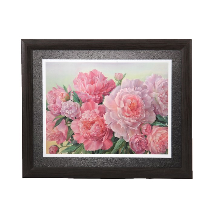 Картина "Пионы" 45*55 см МДФ