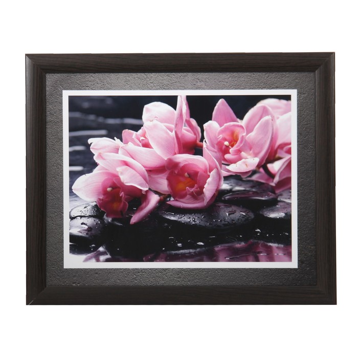 Картина "Орхидея розовая" 45х55 см, МДФ