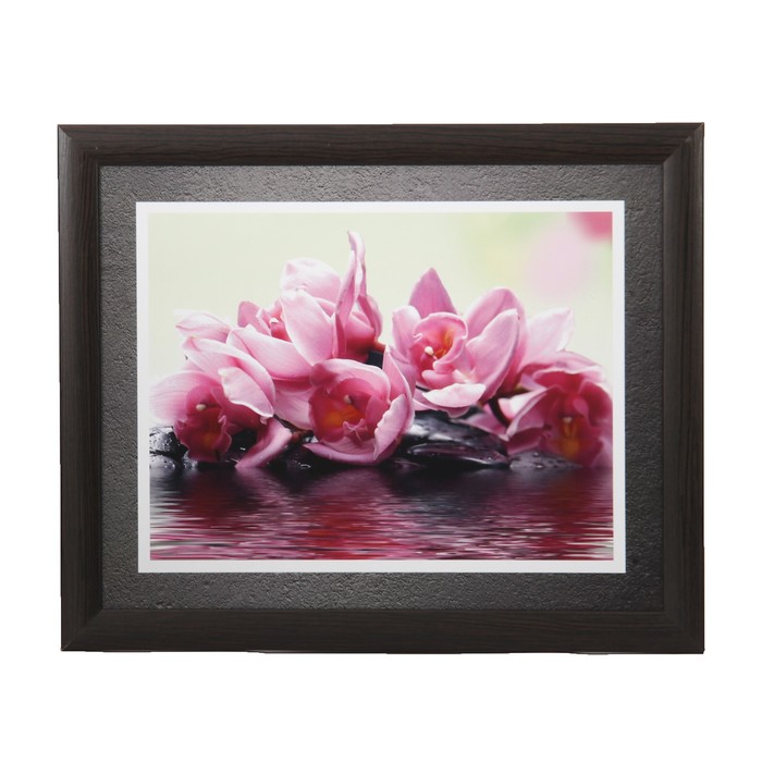 Картина "Орхидея розовая" 45х55 см, МДФ