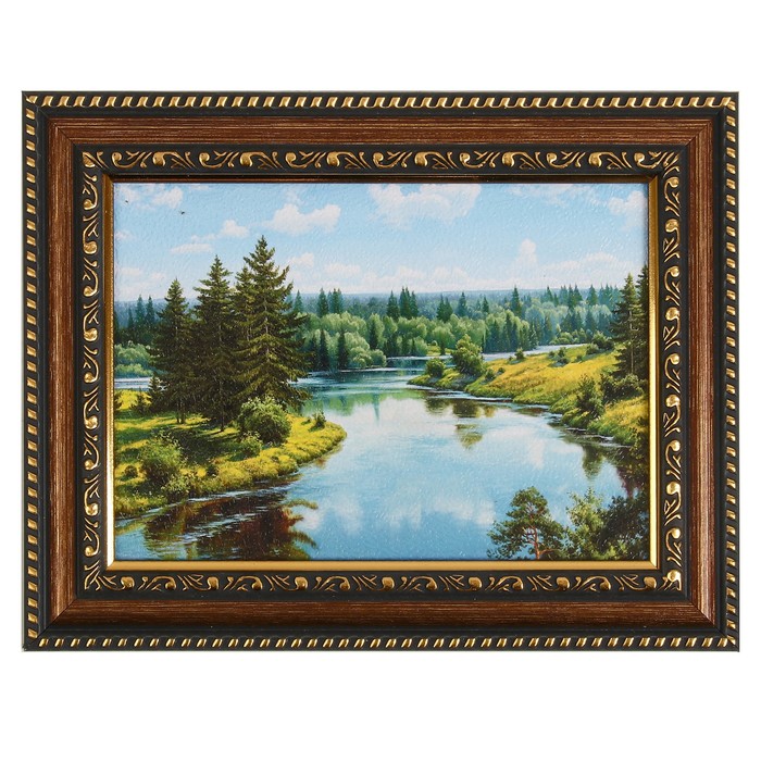 Картина "Ясный летний день" 21*16 см