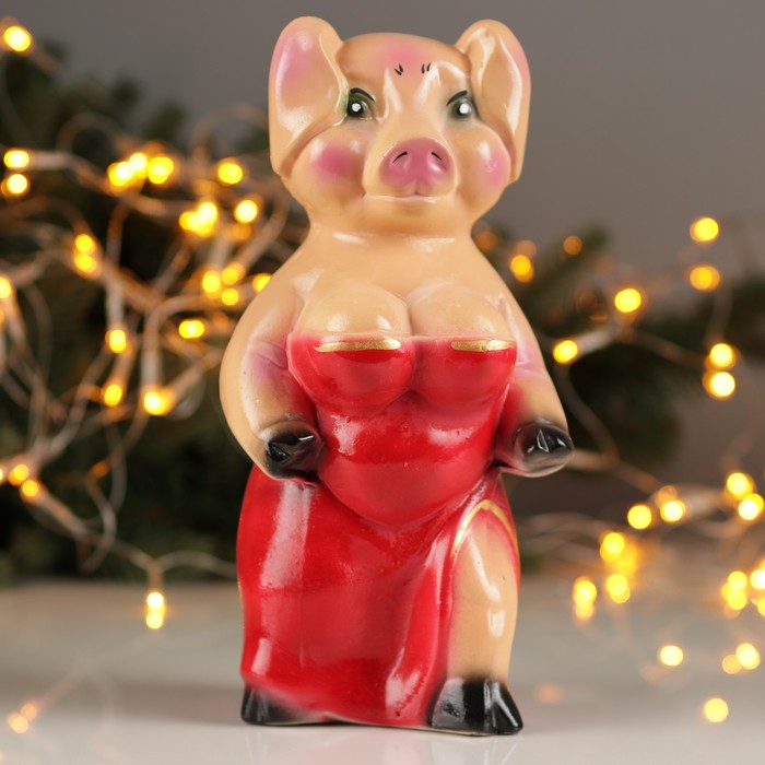 Копилка "Свинка Леди" микс