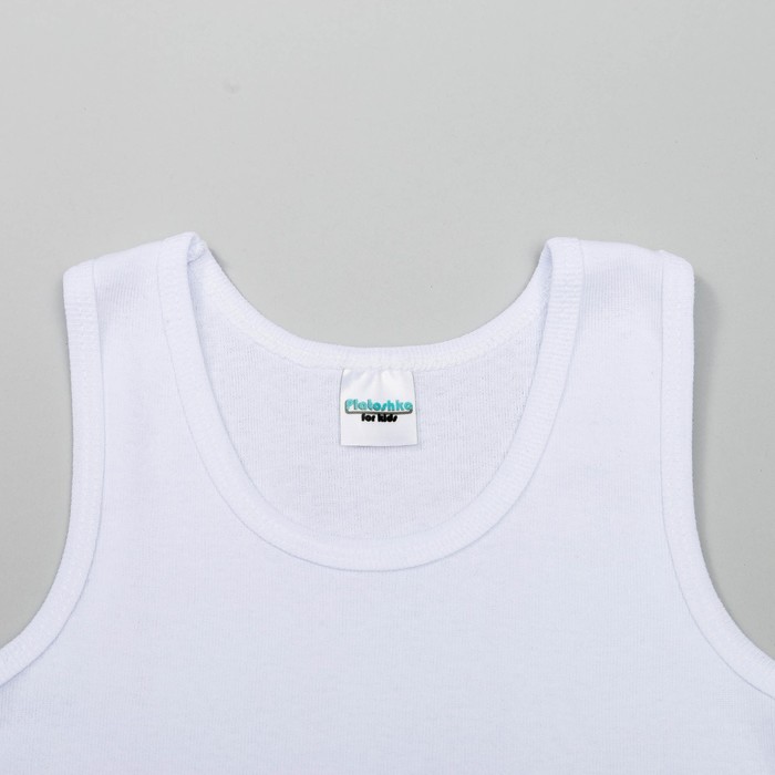 Комплек для мальчика (майка,трусы), рост 116 см, цвет белый 660/1