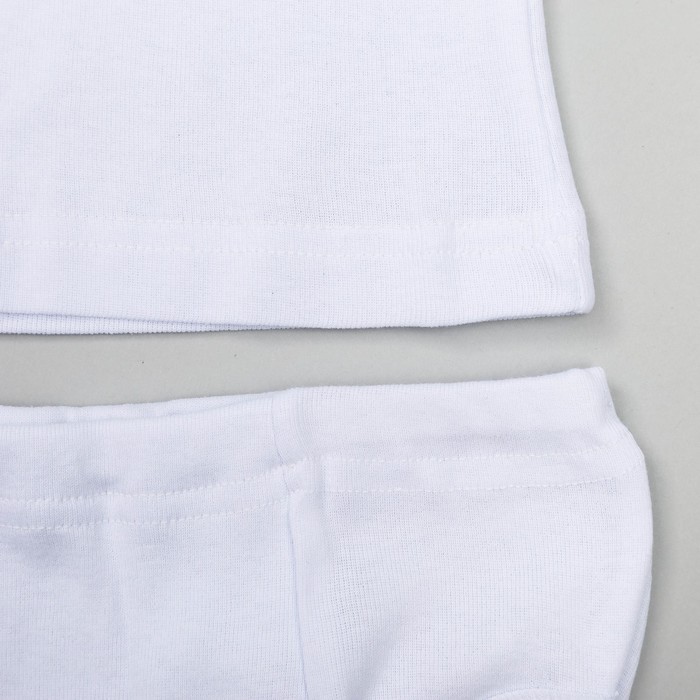 Комплек для мальчика (майка,трусы), рост 116 см, цвет белый 660/1