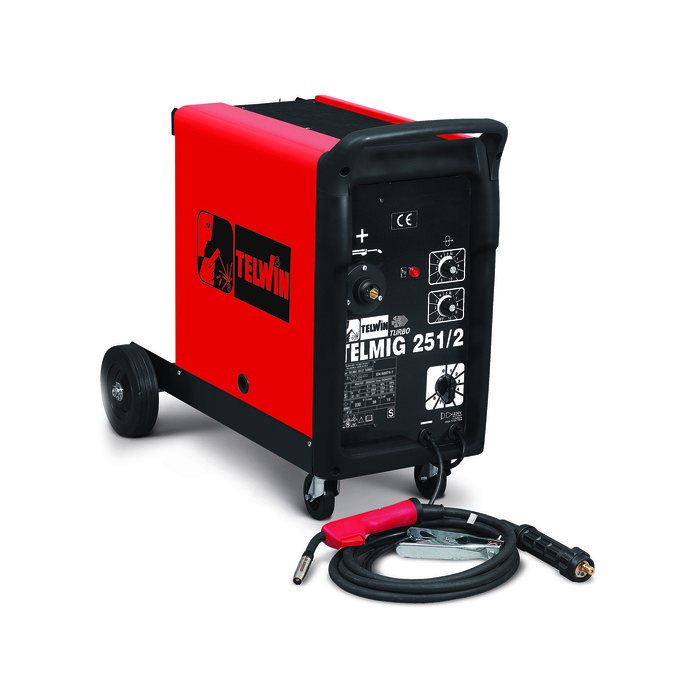Сварочный полуавтомат TELWIN TELMIG 251/2 TURBO, 220В, 20-240А, 0.6-1 мм