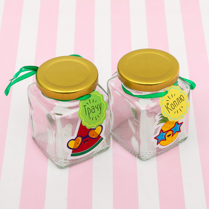 Набор копилок "Фрукты", 2 шт.