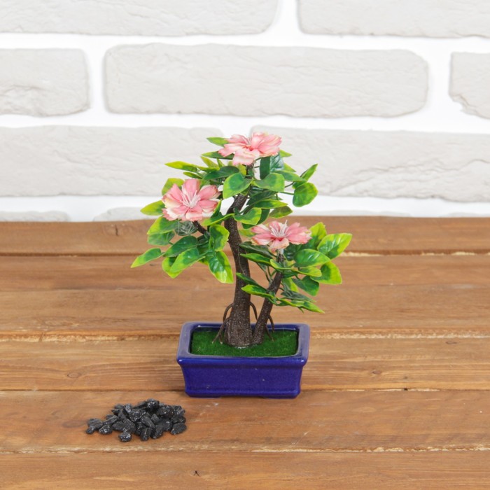 Бонсай "Деревце с цветками" 12*18 см, микс