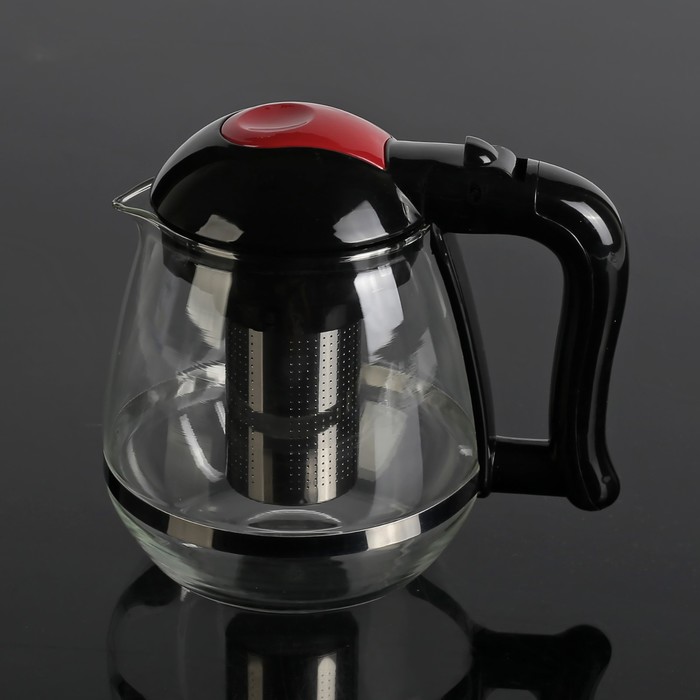 Чайник заварочный 1,5 л "Скиппер", цвет черный