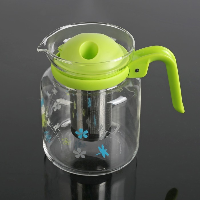 Чайник заварочный 1,4 л "Осень", цвет зеленый